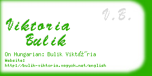 viktoria bulik business card